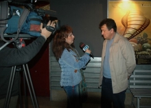 Il direttore del Festival, Rodrigo Diaz, intervistato da Rai 3